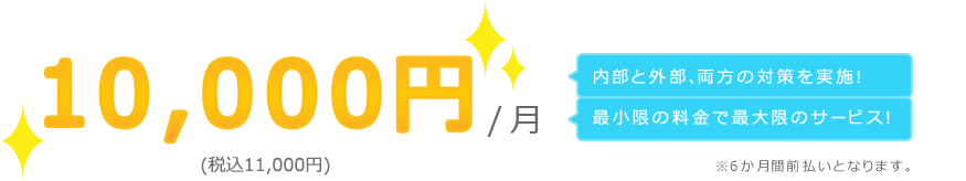 1ヵ月10,000円のSEO対策